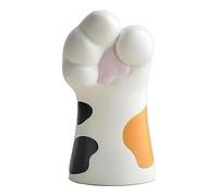 Kasmole Vase Chat | Vase Fleurs en résine avec Chat Pot Fleur créatif en Forme Patte Chat Vase à Composition Florale - Accue Art Ornement Décoration Table e