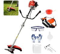 KASNLSAC 52cc 2.2KW Débroussailleuse Thermique,RotoFil Thermique Coupe Bordure, Debrouissalleuses Essence avec Lame 3 Dents, pour Jardin Terrain Vague