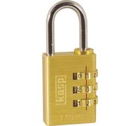 Kasp K11030D Cadenas 32 mm or-jaune avec serrure à combinaison