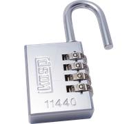 KASP K11440D - Cadenas à chiffres, marine, 4 rangées de chiffres, 40 mm