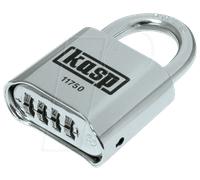 Cadenas Kasp K11750D argent avec serrure à combinaison