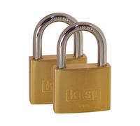 Cadenas Kasp K12025D2 or-jaune avec serrure à clé