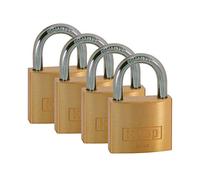 Kasp Security Cadenas K12040D4 Série 120 40 mm Or-jaune Lot de 4 Serrure à clé