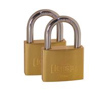 Cadenas Kasp K12050D2 or-jaune avec serrure à clé