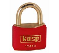 Cadenas 40 mm avec serrure à clé Kasp K12440REDA1 or-jaune 1 pc(s)