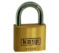 Cadenas Kasp K12525A3 or-jaune avec serrure à clé