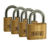 Kasp K12540D4 Cadenas en laiton Premium 40 mm Par 4