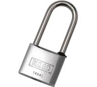 Kasp K14540L50D Cadenas 40 mm fermeture différente acier inoxydable avec serrure à clé