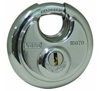 Kasp K16070A2 Cadenas à Disque, s'entrouvrant, Argent, 70 mm