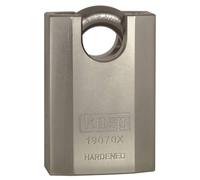 Kasp K19070XD Cadenas 70 mm fermeture différente argent avec serrure à clé