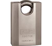Kasp K19070XD Cadenas 70 mm fermeture différente argent avec serrure à clé