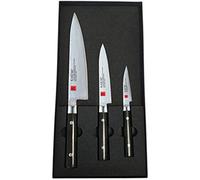 Kasumi Damas VG10 Coffret 3 Couteaux Japonais véritables Chef - Utility - Office