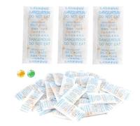 Kasure sachet anti humidité 10 g x 40 Pcs - Gel de Silice Réutilisable avec Indicateur Orange/Vert, Absorbeur d’Humidité pour Caméra, Aliments, Armoire, Chaussures, Filament 3D