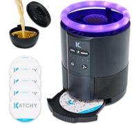Katchy Duo - Piège intérieur pour insectes volants avec capsule parfumée - Efficace jour et nuit - Piège pour moustiques, mouches à fruits, moucherons et petites mites - Piège sans électrocution avec