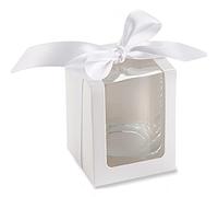 Kate Aspen 30034 NA Boîte de verre à shot (lot de 12) Ensemble cadeau, Blanc