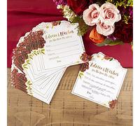 Kate Aspen Cartes de conseils florales bordeaux blush, taille unique