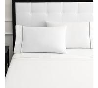 Kate Spade New York Parure de lit 4 pièces à Pois pour très Grand lit, 300 Fils au Pouce carré, 100% Coton, Toutes Saisons, Lavable en Machine, Blanc et Noir