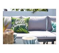 Katea - Salon De Jardin Bas Gris Clair Gris