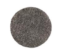 Kateha Tapis Shaggy rond white/charcoal. 220 cm