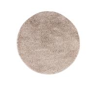 Kateha Tapis Shaggy rond white/grey. 220 cm