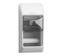 KATRIN® 223080240 Distributeur de papier toilette - blanc, pour 2 rouleaux