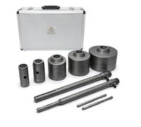 KATSU 9 Pièces Mèche de Forage en Béton avec Manche Rond de 280mm SDS Plus Trépan pour Trou de Sciage de Béton Mèche de Forage pour Mur en Pierre de Ciment avec Expansion de 30/40/65/80/100mm