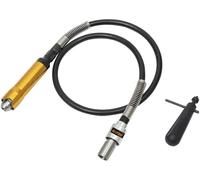 KATSU Arbre Flexible avec Mandrin e 6mm, 40" Longueur, Électrique Soft Flex Extension d'Arbre Adaptateur pour Meuleuse Broyeur Rotatif d'Angle de Polisseuse 105047