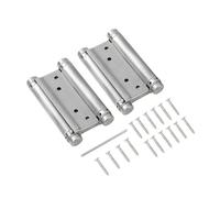 KATSU Charnières à Ressort à Double Action 3" 75mm, 1 Paire avec Vis Charnières de Porte Battantes Doubles en Acier Inoxydable pour Portes Intérieures et Extérieures de Cuisine de Café 54611030