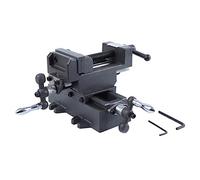 KATSU Étau Croisé de Perceuse à Colonne 100mm, Industriel Robuste Pilier Banc Perceuse 2 Axes Mécanicien Cross Slide Étau Pince pour Atelier Fraiseuse Machines