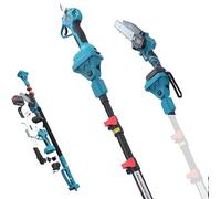 KATSU FIT-Bat 21V Élagueuse sur Perche Télescopique sans Fil 3 en 1 Jusqu'à 253 cm avec 3.0 Ah Batterie, Brushless Tronçonneuse et Sécateur, pour Taille Les Banches d'Arbres