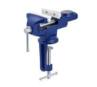 KATSU Tools Étau de table portable de 8,1 cm avec mâchoires en nylon, base pivotante