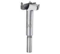 KATUR 30mm Forstner Foret Foret, Menuiserie Aléseuse, Scie-cloche, Ouvreur de trous en bois, Embout en carbure Coupe de queue ronde pour charnière, Contreplaqué, Outil CNC