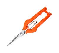 KATUR Ciseaux d'élagage professionnels pour rosiers de jardin, lames droites en acier inoxydable pour arrangement floral, coupe de plantes, récolte de fruits (longueur de lame de 65 mm)