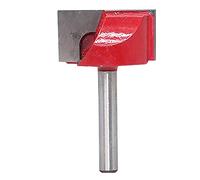 KATUR Fraise à raboter pour le nettoyage du sol, tige de 6 mm, fraise à double flûte en carbure pour le nettoyage du sol, fraise pour le travail du bois (tige de 6 mm, largeur 30 mm)