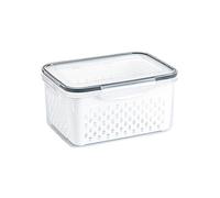 Katutude Boite de Rangement Frigo - Bac Rangement Frigo Transparent avec Couvercle - Organiseur Frigo Empilable en Plastique Bacs de Rangement pour Cuisine Réfrigérateur Placard