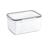 Katutude Boite de Rangement Frigo - Bac Rangement Frigo Transparent avec Couvercle - Organiseur Frigo Empilable en Plastique Bacs de Rangement pour Cuisine Réfrigérateur Placard