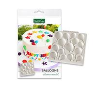 Katy Sue Designs Ballons Moule en silicone pour gâteau Décorer Vos Cupcakes et gâteaux et bonbons, Grey