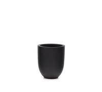 Kave Home Ciment Pot de fleurs de jardin noir diamètre 39 cm