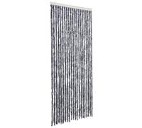 Kavolet Rideau de porte en chenille, 90 x 200 cm - Rideau à fils - Protection contre les insectes et les mouches - Rideau pelucheux - Rideau en peluche - Rideau de porte pour camping, caravane