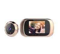 Kavolet Sonnette video, Visionneuse de porte numérique, Judas caméra de porte sonnette, 2,8 pouces écran LCD/Vision nocturne/prise de vue photo,Surveillance de porte numérique pour sécurité à domicile