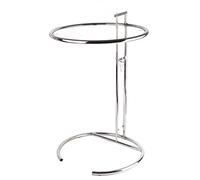 Kavolet Table Basse élévatrice Table élévatrice | Table Basse Réglable Rétro Ronde en Verre, Design Compact en Métal avec Verre trempé, pour Salon, Chambre à Coucher, Hall,