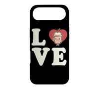 Kawaii Boba Tea Love épelé avec Motif en Forme de cœur Coque pour iPhone Air