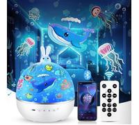 Kawaii Cadeau Bebe Fille,Veilleuse Led Projecteur Ciel Etoile,15 Films Veilleuse Lampe ,Bluetooth Veilleuse Musicale Et Lumineuse