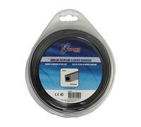 kawapower kw20 - 2 fil de Nylon pour débroussailleuse 2,4 mm carré 2 couleurs Aluminium