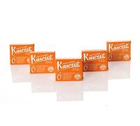 Kaweco Cartouches d'Encre courtes, Sunrise Orange (Orange), 30 pièces