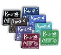 Kaweco Collection Complète des Couleurs, Cartouches d'Encre 8x6 Recharges
