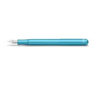 Kaweco Collection Liliput Stylo plume en aluminium avec pointe en acier pour cartouches d'encre I Exclusive Pen 12,4 cm Plume : F (fine) Bleu
