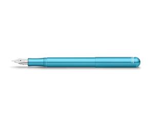 Kaweco Collection Liliput Stylo plume en aluminium avec pointe en acier pour cartouches d'encre I Exclusive Pen 12,4 cm Plume : EF (extra fine) Bleu