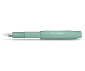 Kaweco Collection Smooth Sage I Stylo plume de qualité supérieure avec pointe en acier pour cartouches d'encre I Sport Stylo plume 13 cm Pointe M (M)