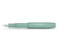 Kaweco COLLECTION Smooth Sage Stylo plume de qualité supérieure pour cartouches d'encre, avec plume en acier de qualité supérieure, 13 cm, largeur de plume : BB (extra large)